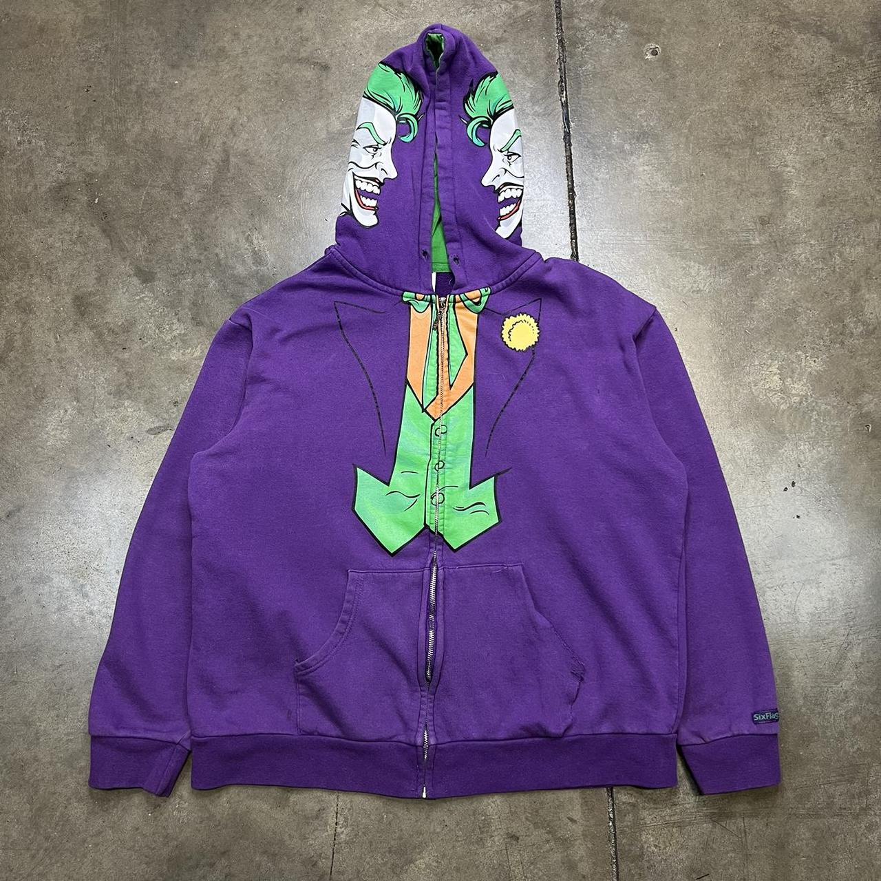 Purple joker hoodie hotsell