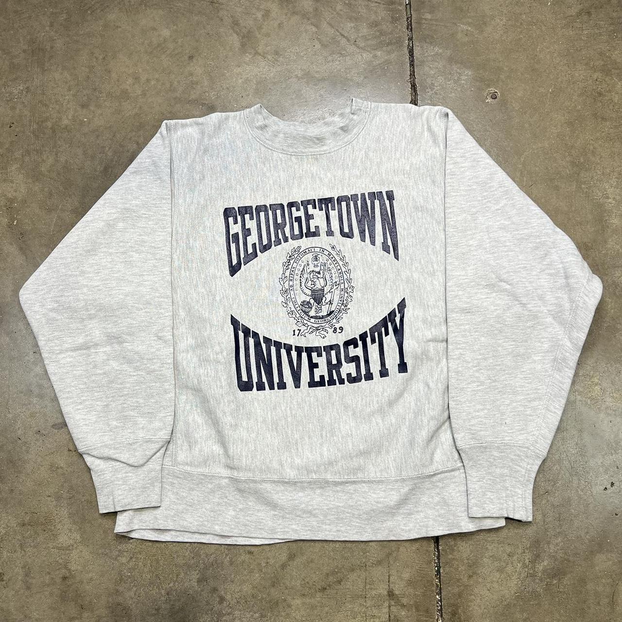 Vintage Georgetown Reverse Weave Vintage 80s. Depop