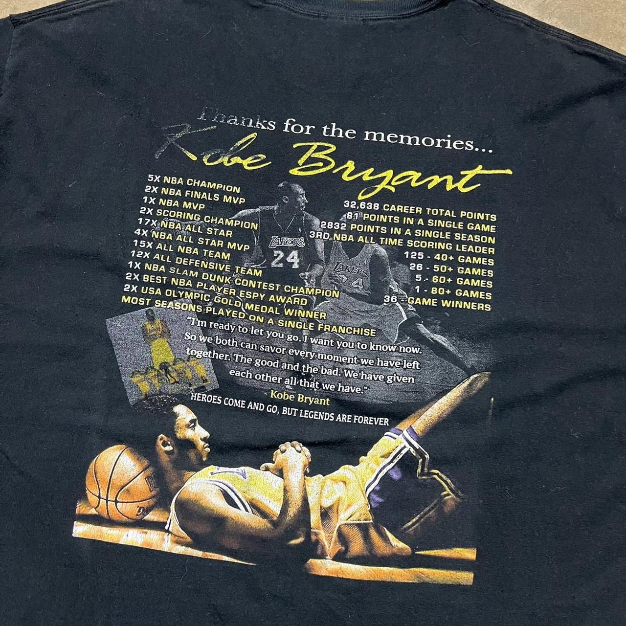 トップス 90s usa Kobe Bryant vintage tee NBA Exclusive Kobe Bryant NBA T-Shirt | Vintage Basketball