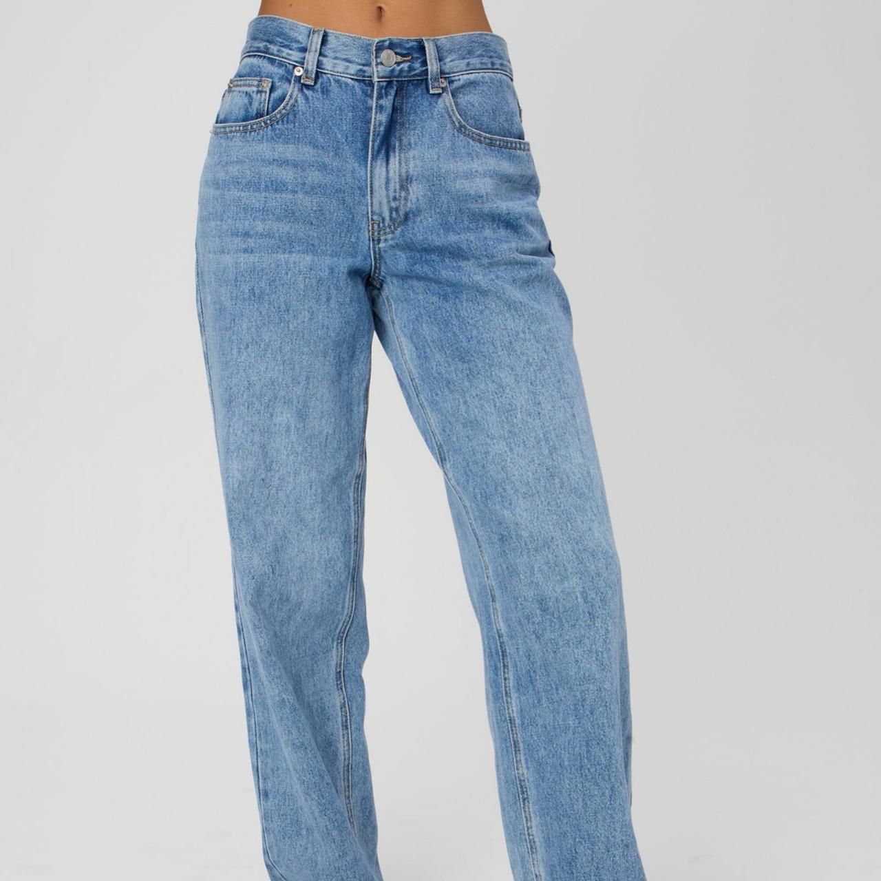 Glassons mid rise baggy Jean Size 10 usa/ 14 au... - Depop