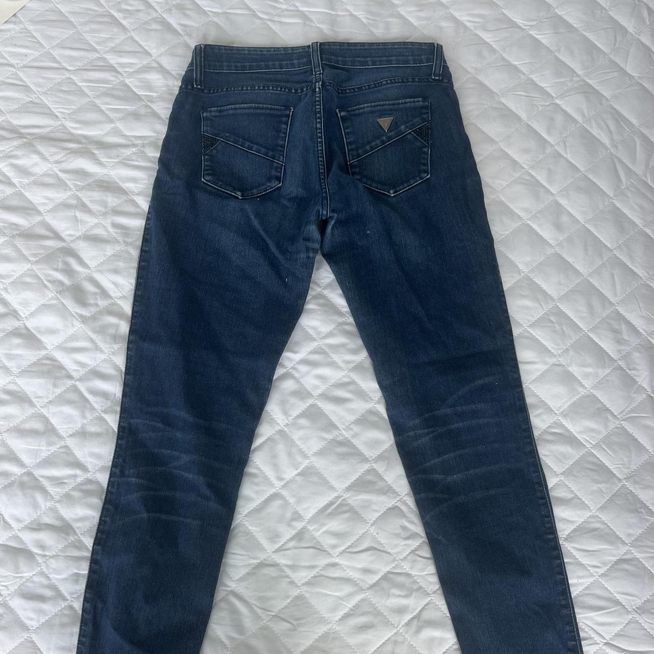 GUESS Los Angeles Denim Jeans Low rise and skinny... - Depop