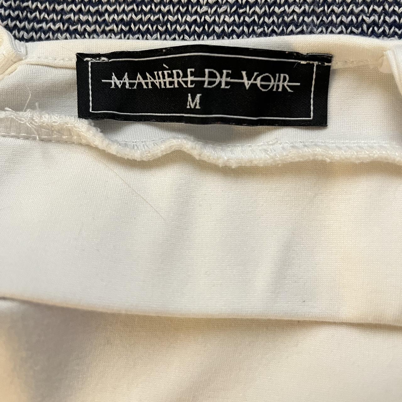 Maniere de voir deadstock off white triangle bra top... - Depop