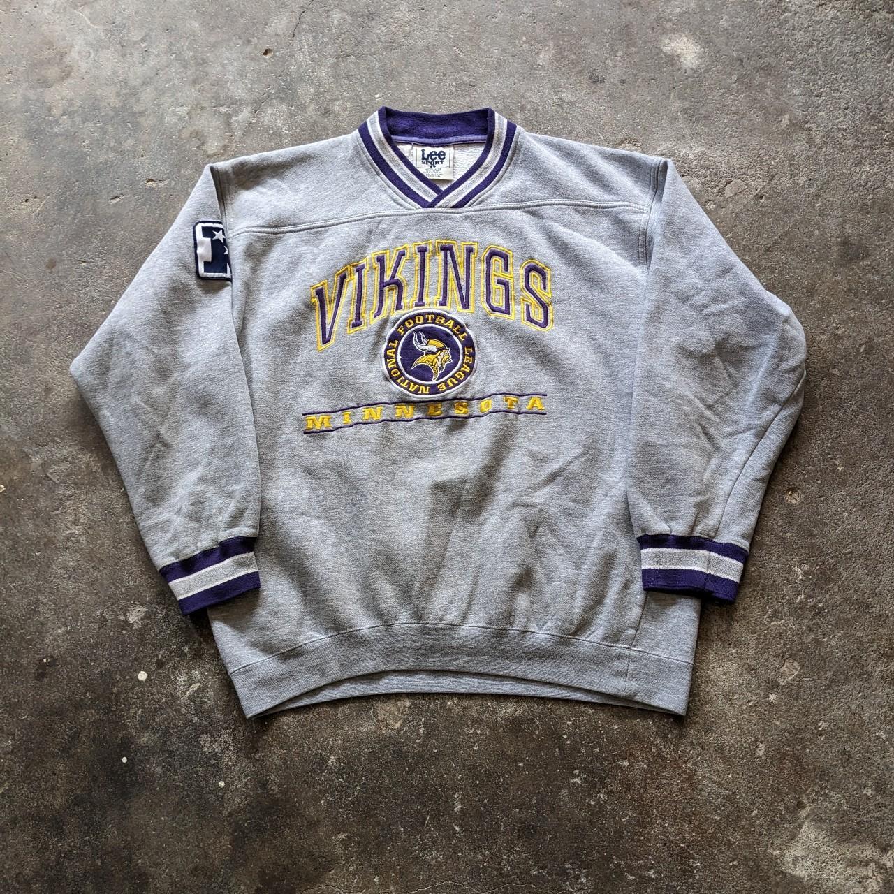 Vintage Minnesota Vikings NFL 90's Lee sport Crewneck – ATTASTORES