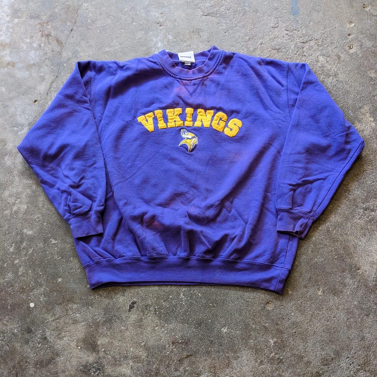 Vintage Purple Pride MN Vikings Sweatshirt Size - Depop