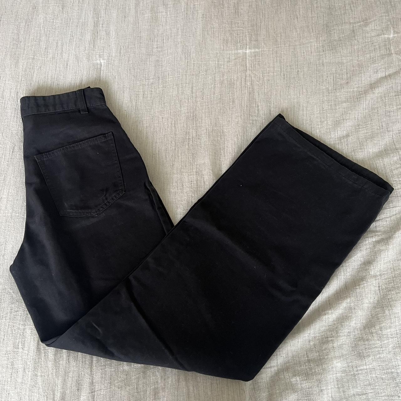 Cotton On Women's Navy and Black Trousers | Depop