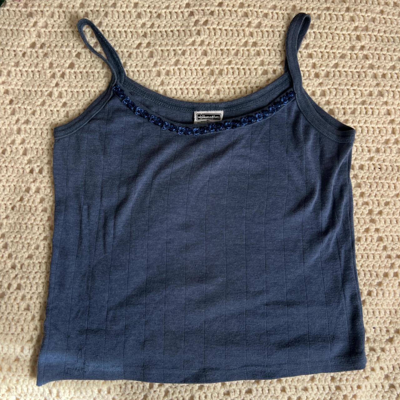 Xhilaration Women's Tank top - Blue/Navy - XL – Navy blue "xhilaration" tank top #xhilaration #90s …