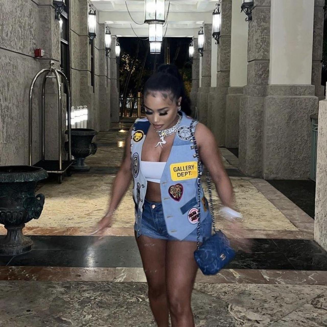 SOLD OUT !!! Limited Edition Denim Patch vest Size | Depop