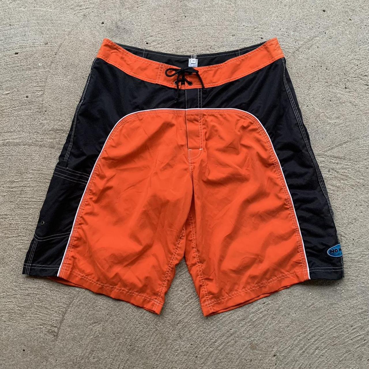 Vintage 90s ‘No Mad’ Surfwear board shorts Sick... - Depop