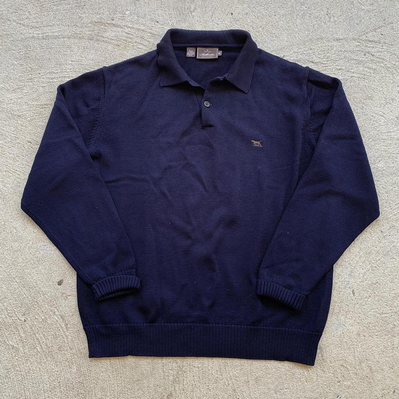 Rodd & Gunn button up polo jumper Navy colourway... - Depop