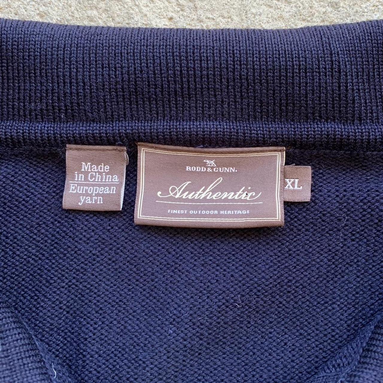 Rodd & Gunn button up polo jumper Navy colourway... - Depop