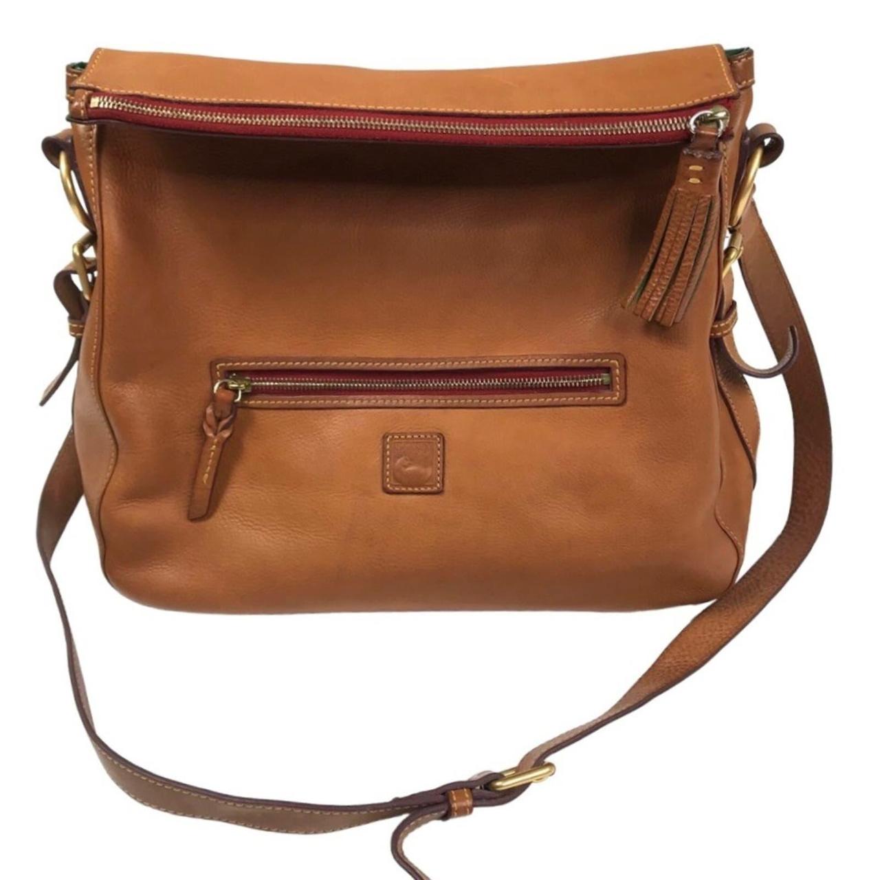 Dooney Bourke VTG Florentine Leather East West Zip Depop