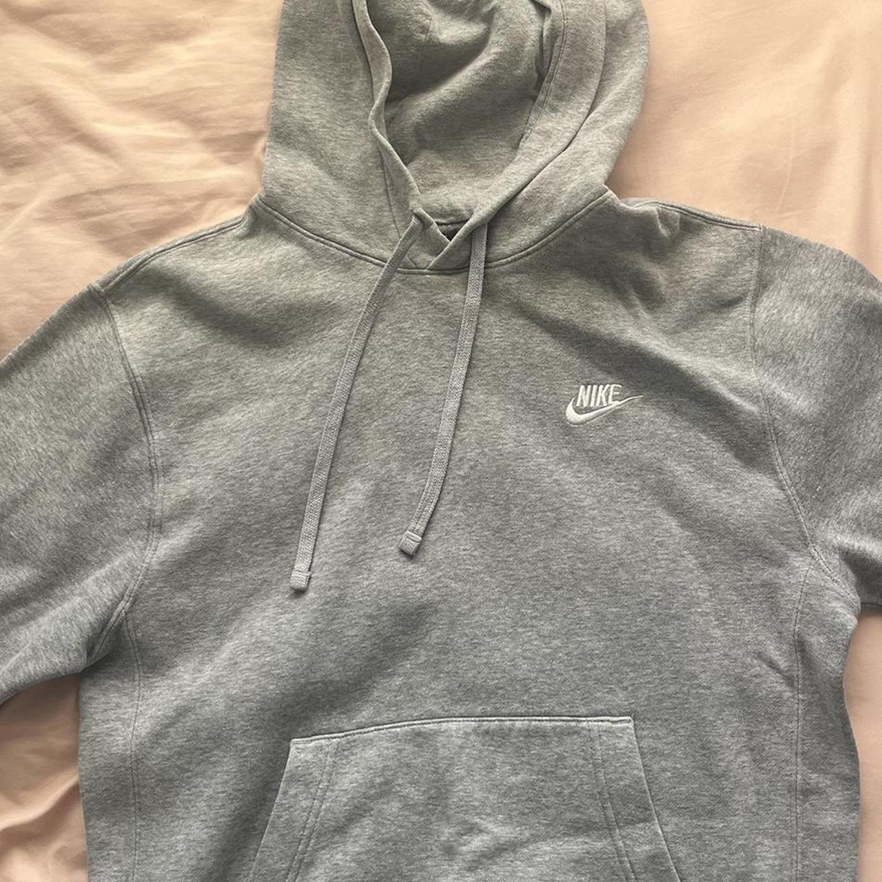 grey and volt nike hoodie