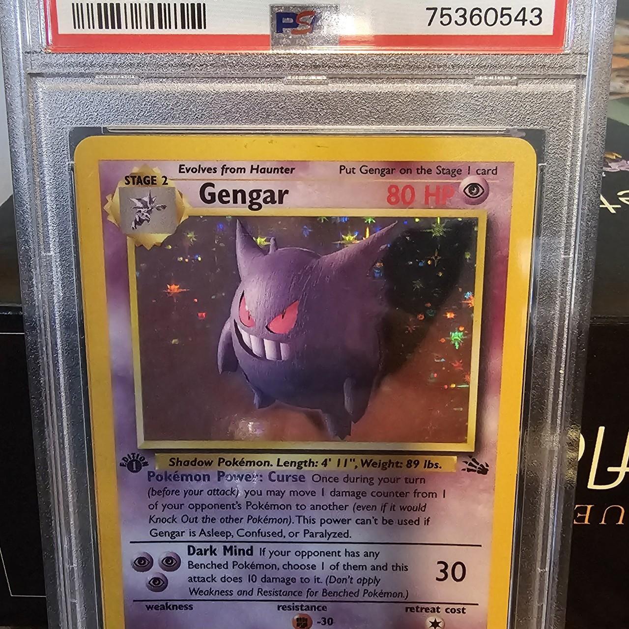 Psa 7 Gengar deals fossil