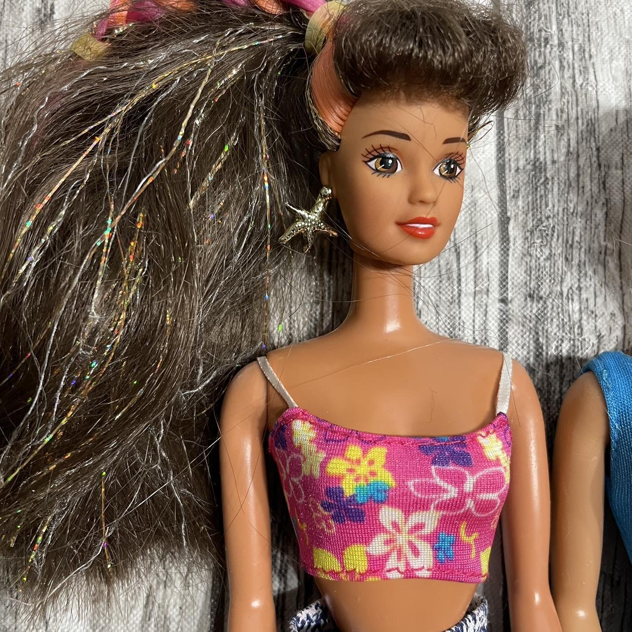 Vintage Barbie Doll Glitter Hair Barbie 90s Vintage 90s Beach