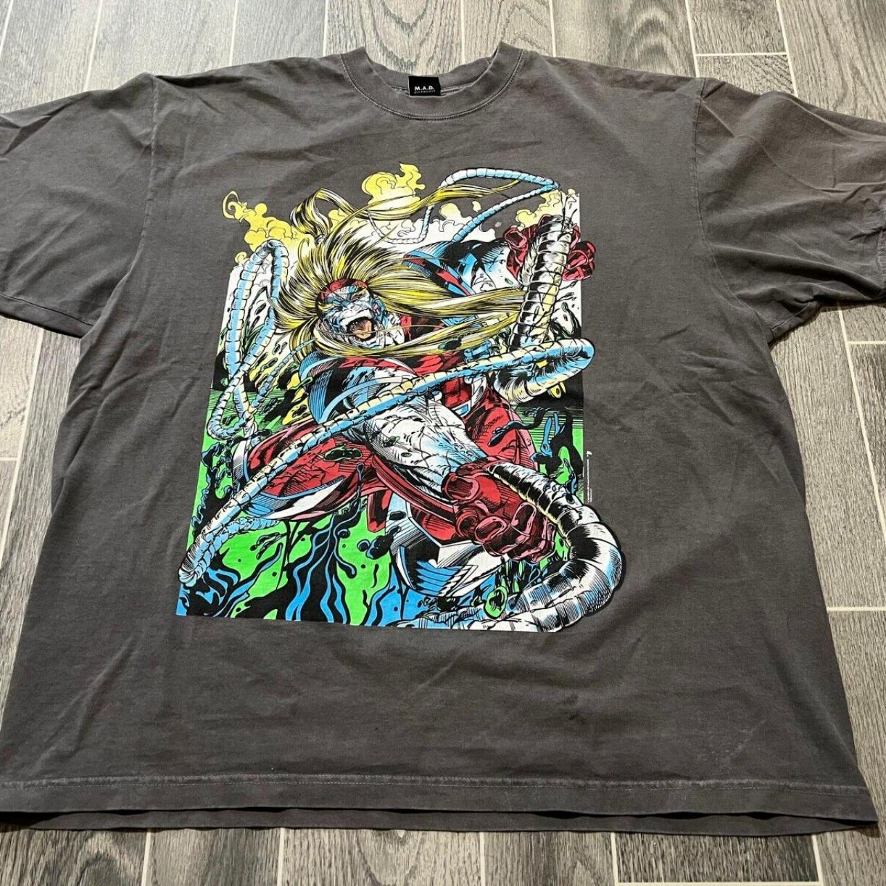 omega red t shirt