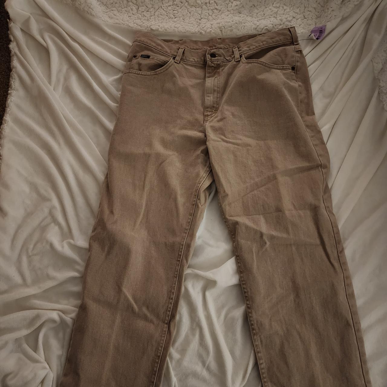 lee khaki jeans