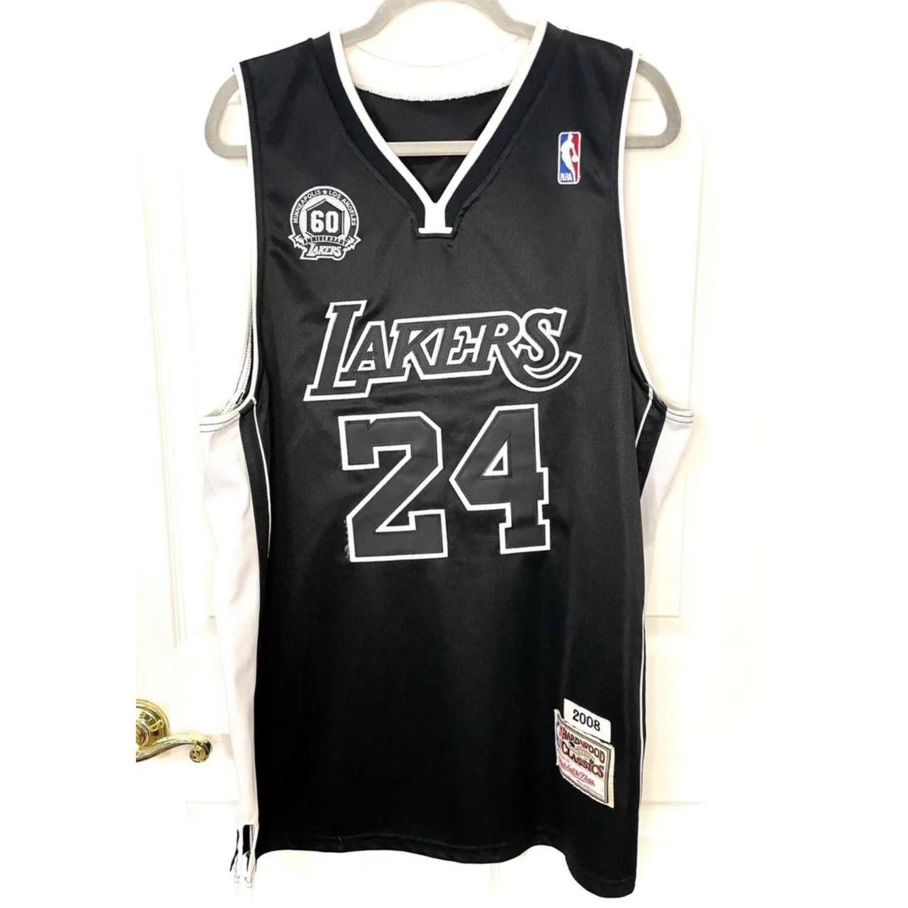 NBA LA LAKERS CROPPED BASKETBALL JERSEY IN - Depop