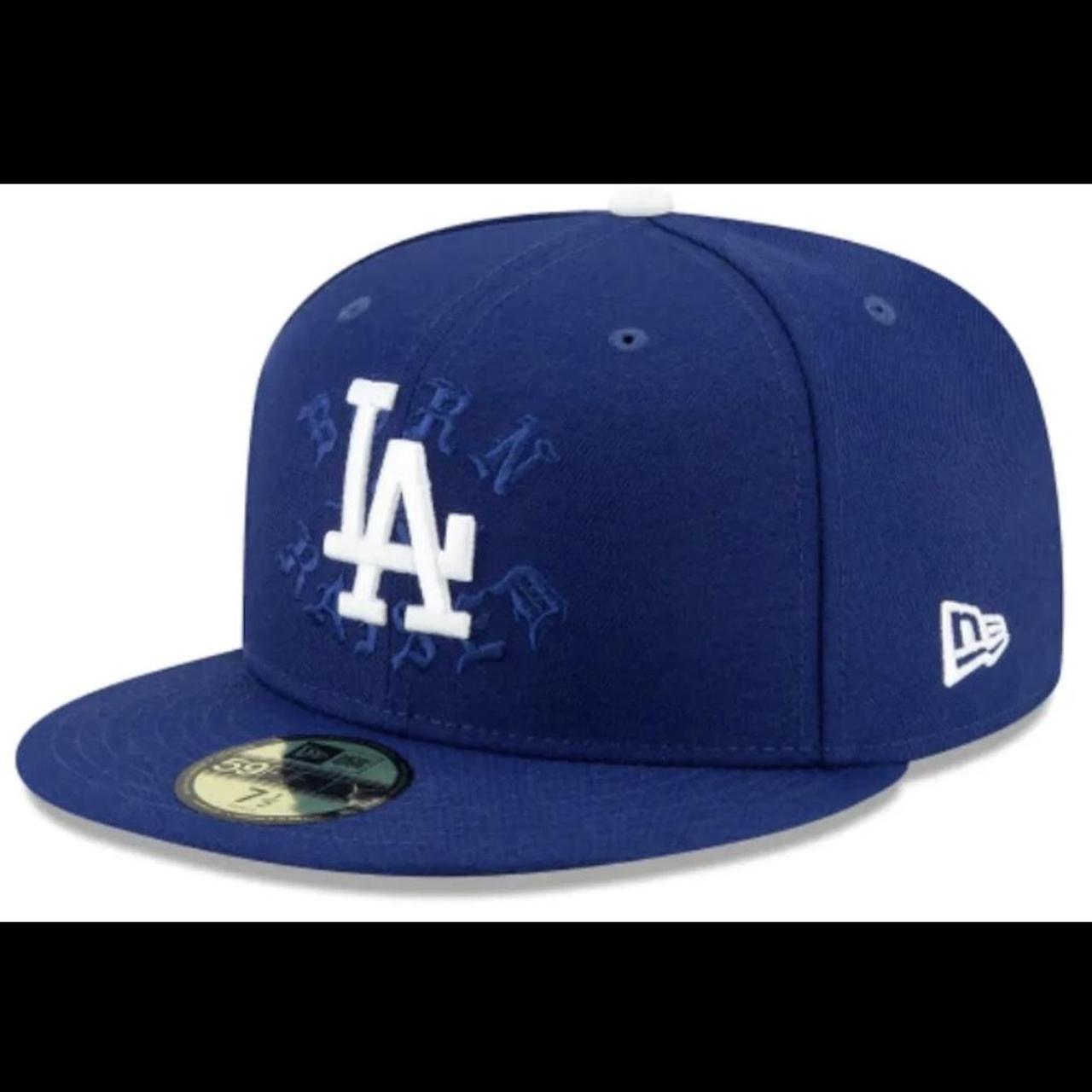 Born X Raised LA Dodgers Shadow Fitted New Era Hat... - Depop