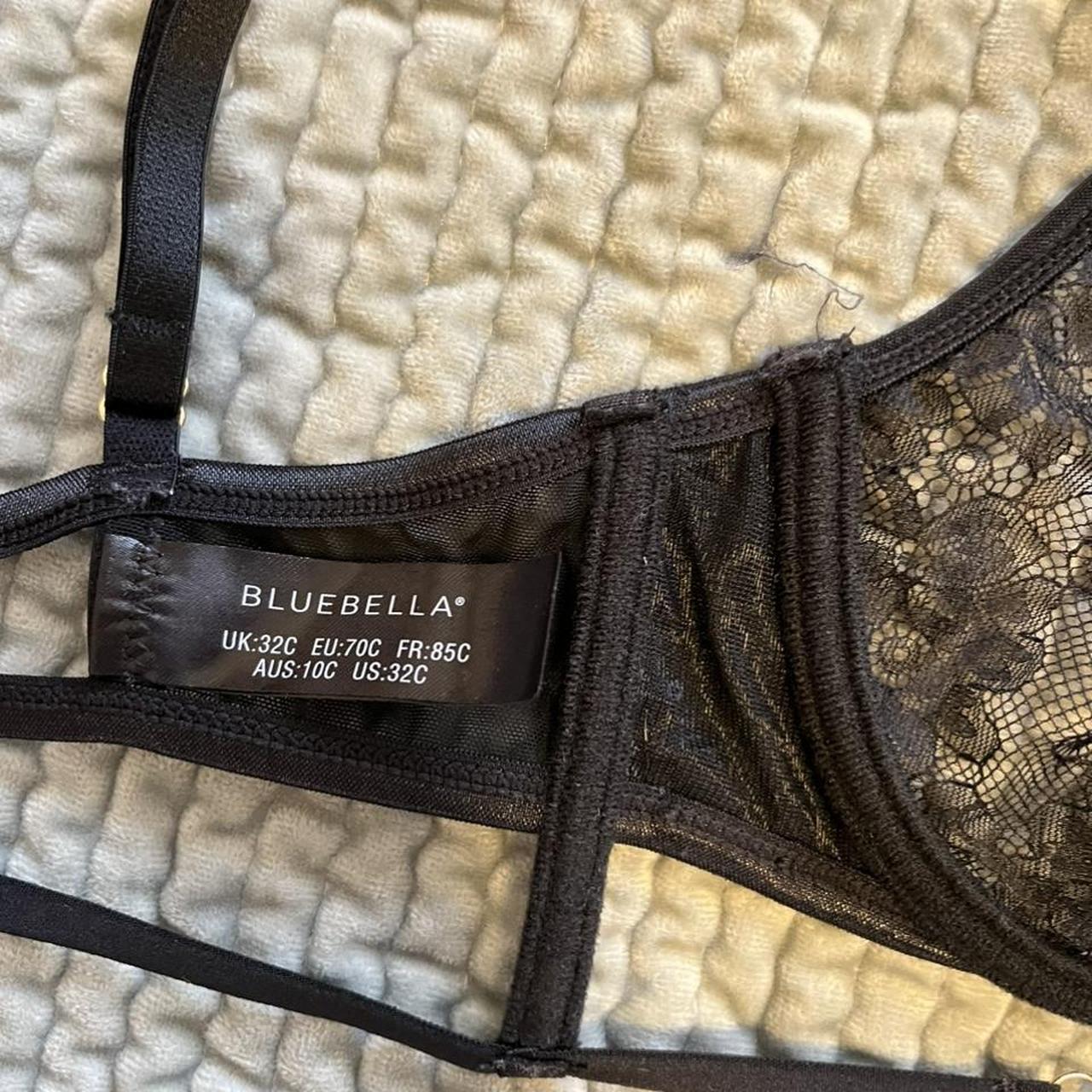 Bluebella Women's Black Bra | Depop