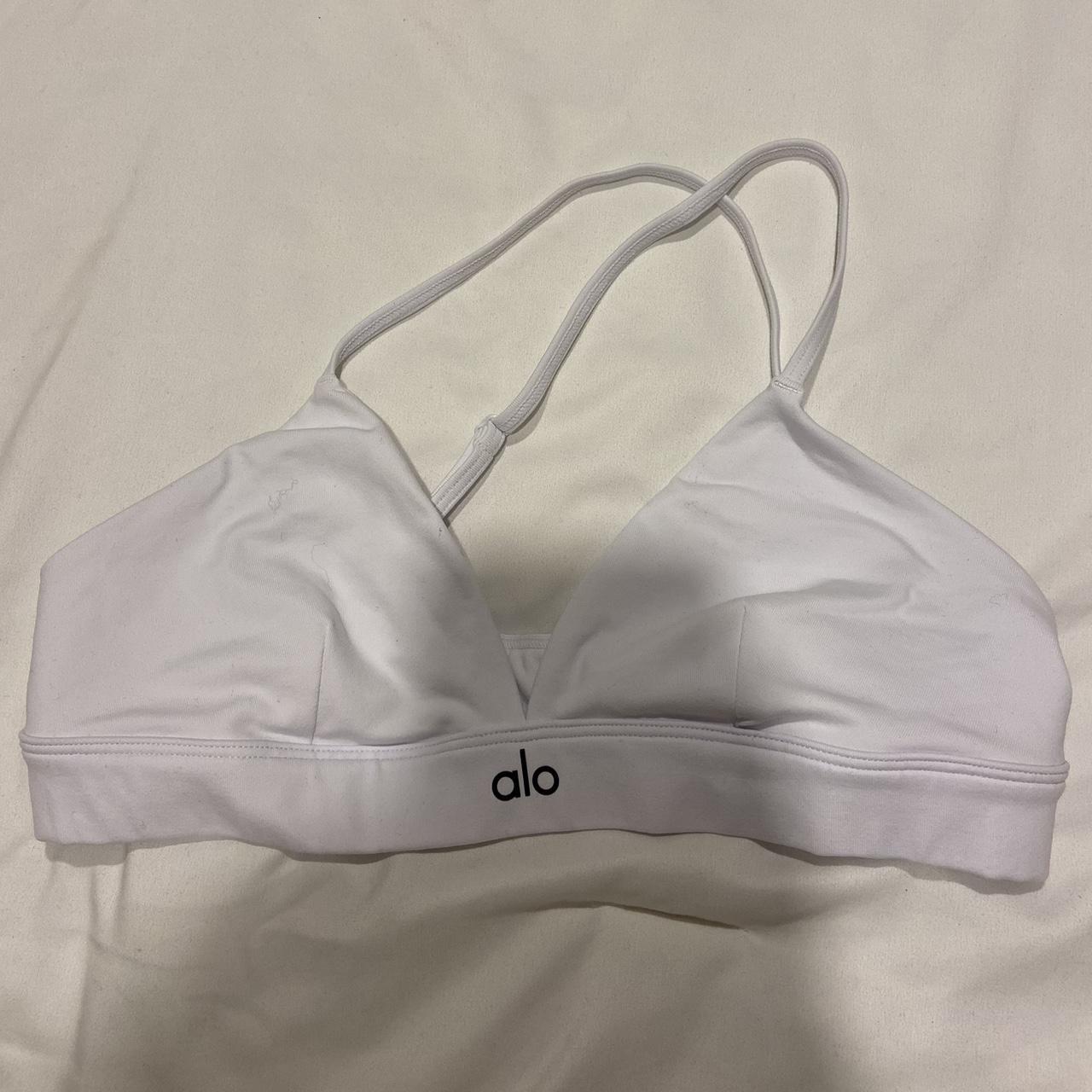 Worn Twice Alo Sports Bra Splendor Bra Soft Depop