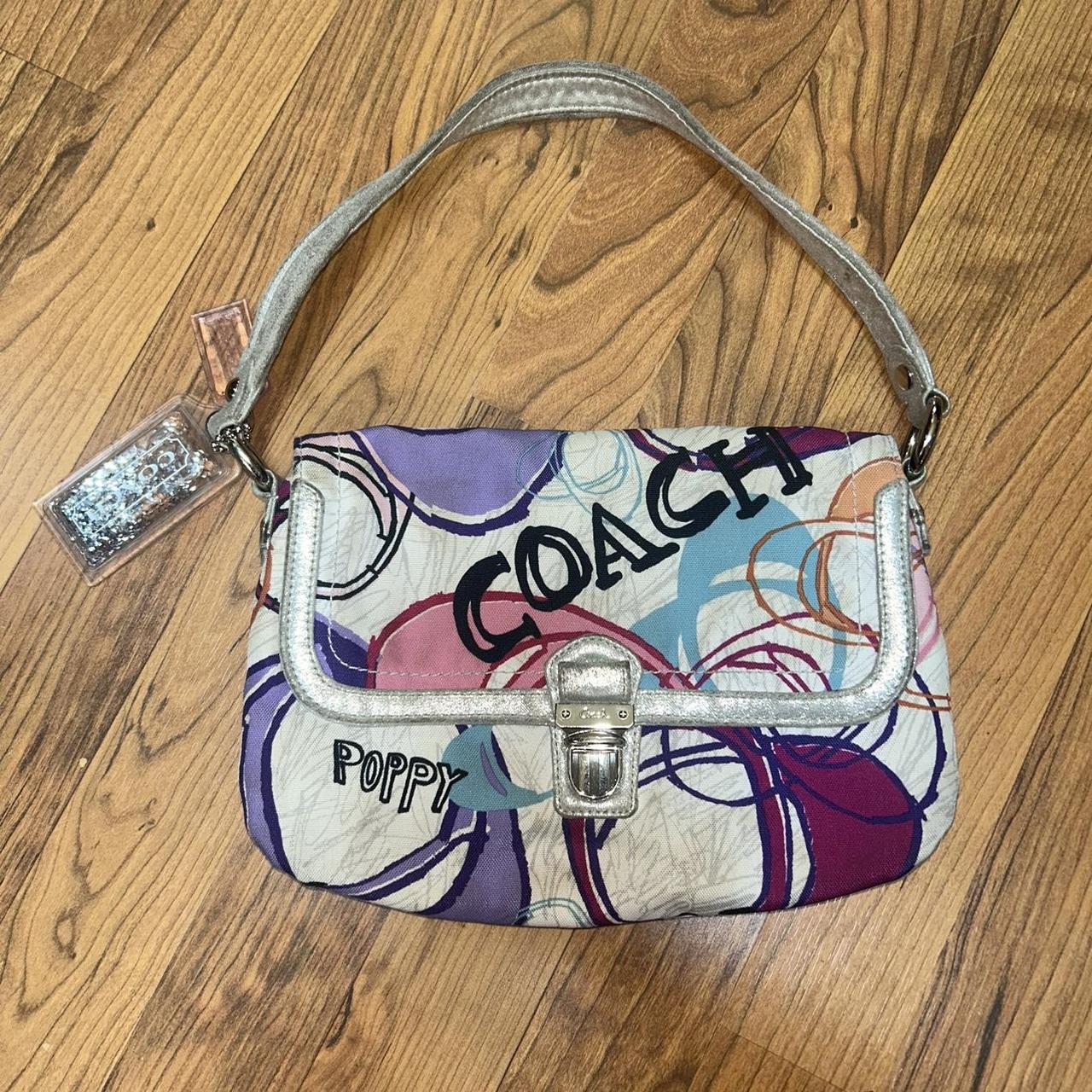 AUTHENTIC rare y2k coach poppy crossbody purse  - Depop