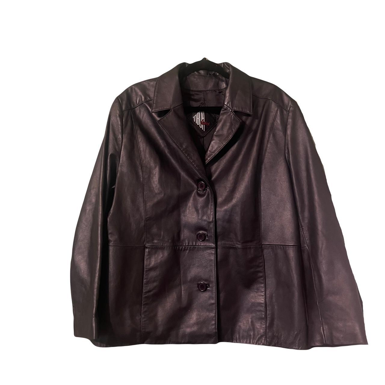 Tiboa deals leather jacket