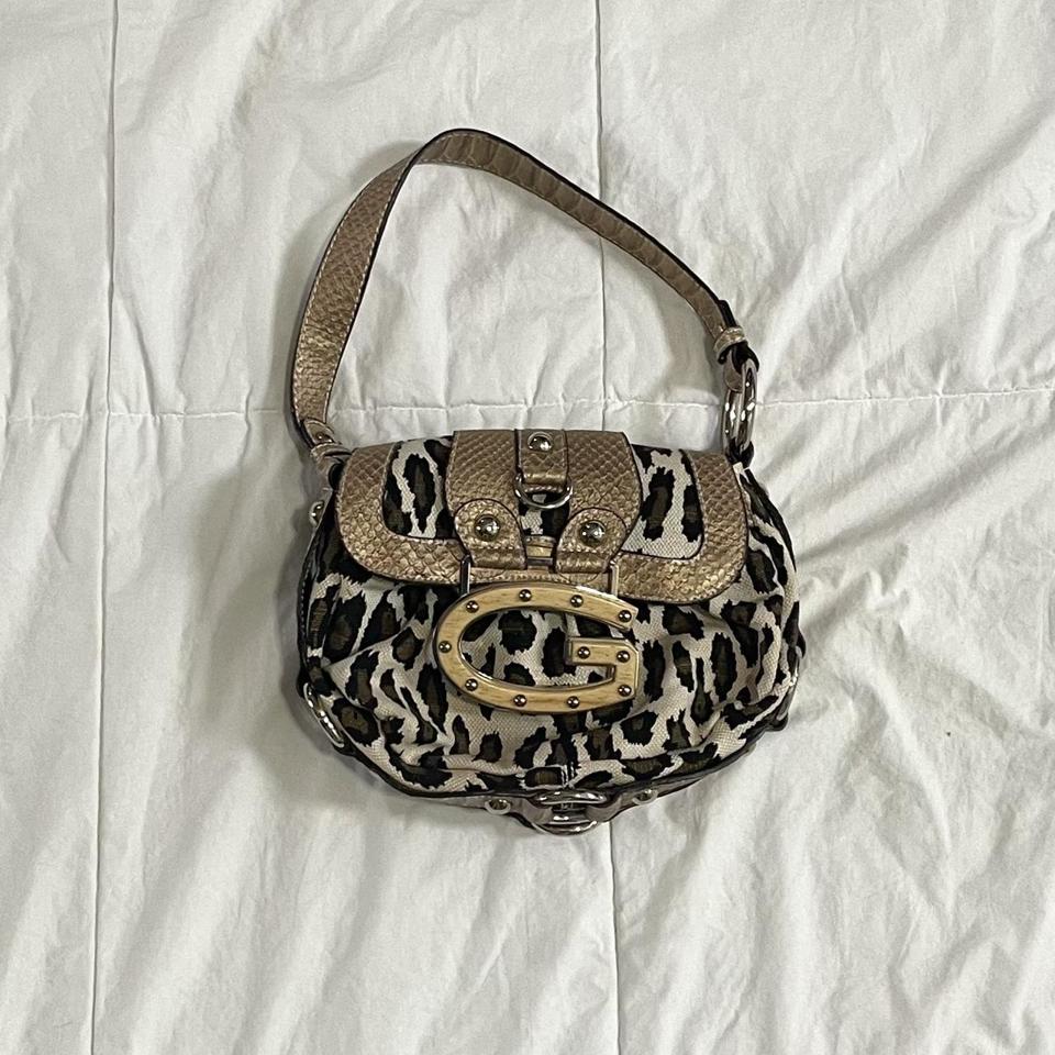 Guess animal cheap print purse