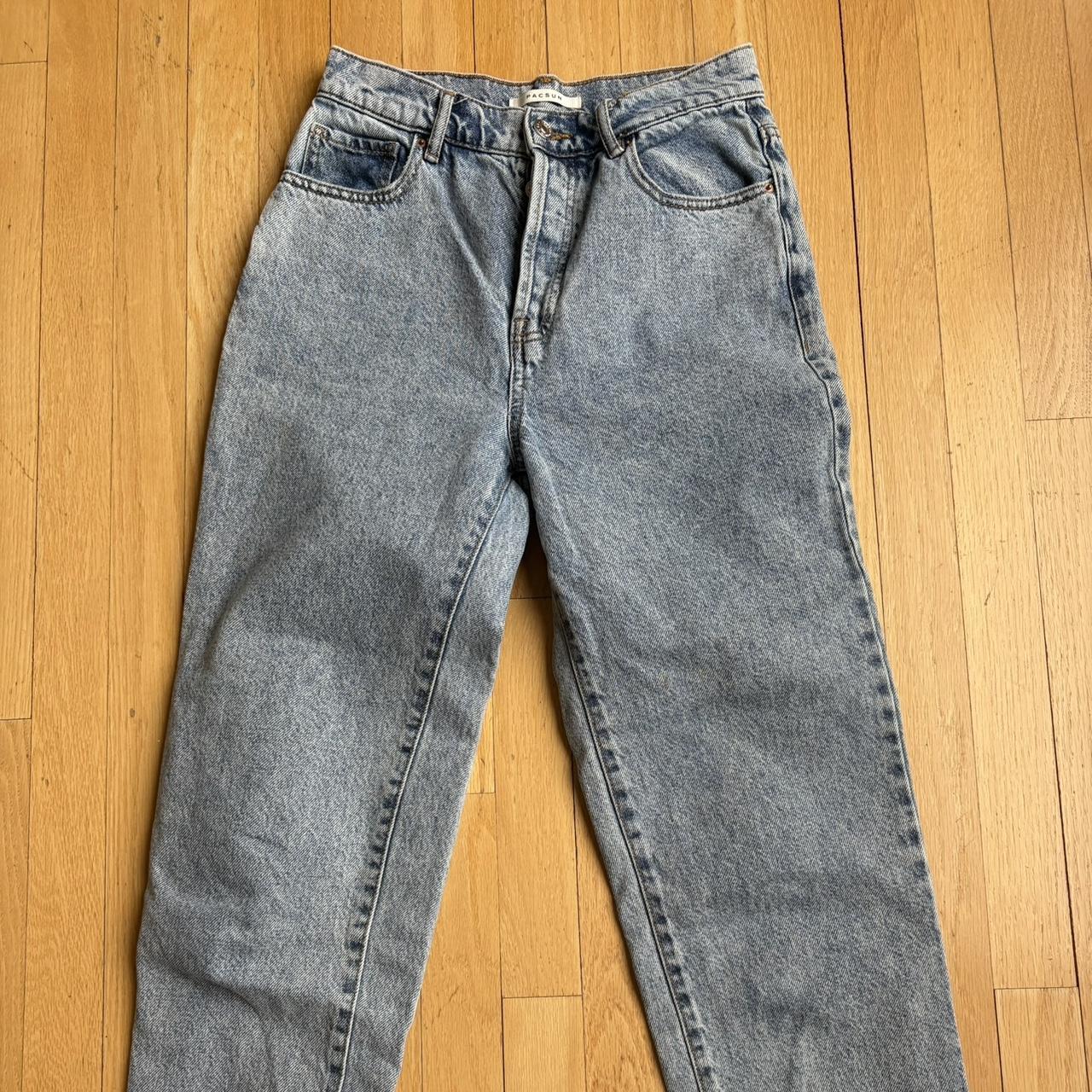 PacSun Women's Jeans Blue 26 – pacsun light wash mom jeans size 26