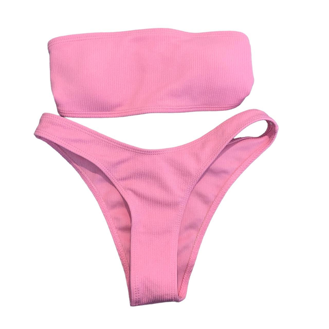 ZAFUL Women's Pink Bikinis-and-tankini-sets