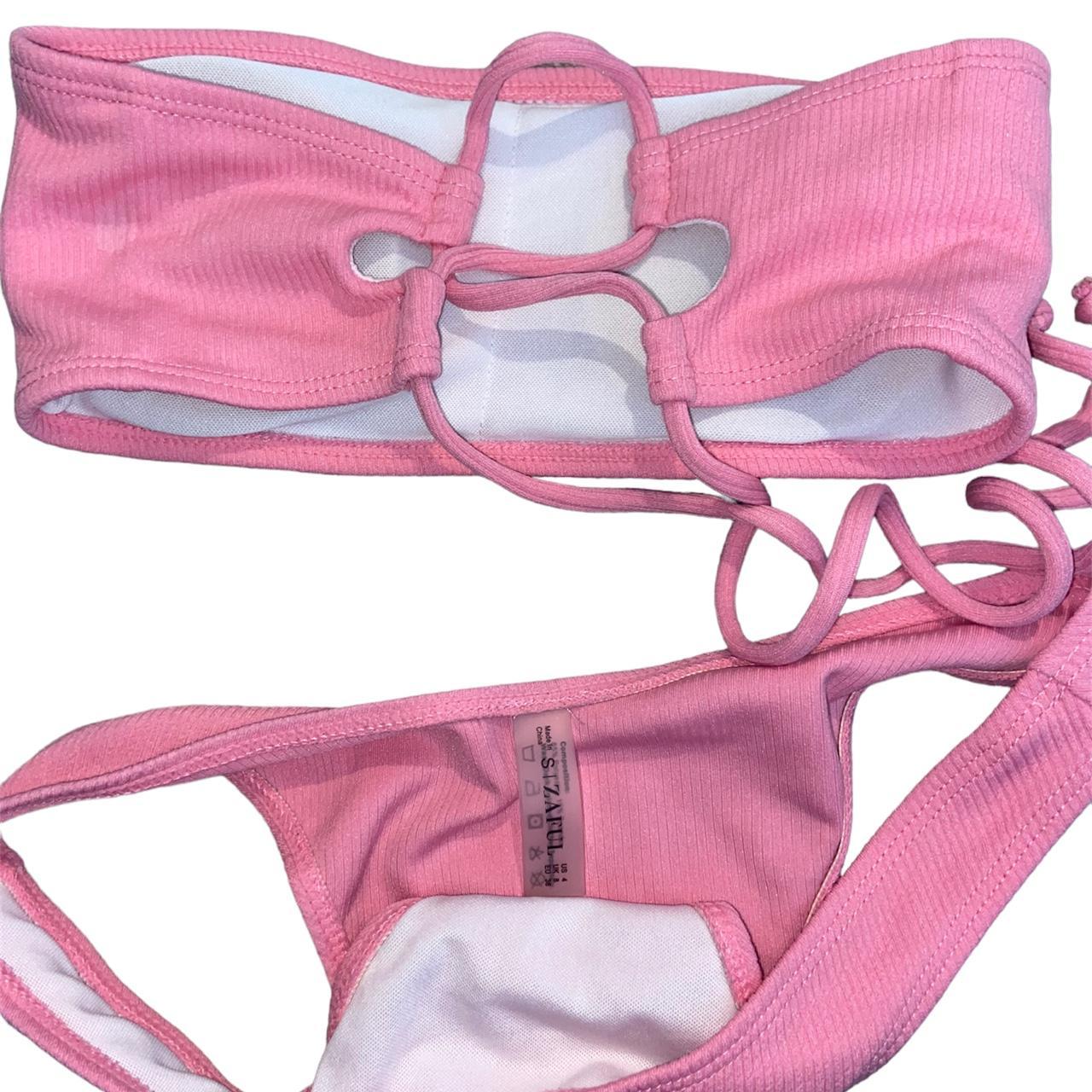 ZAFUL Women's Pink Bikinis-and-tankini-sets (2)