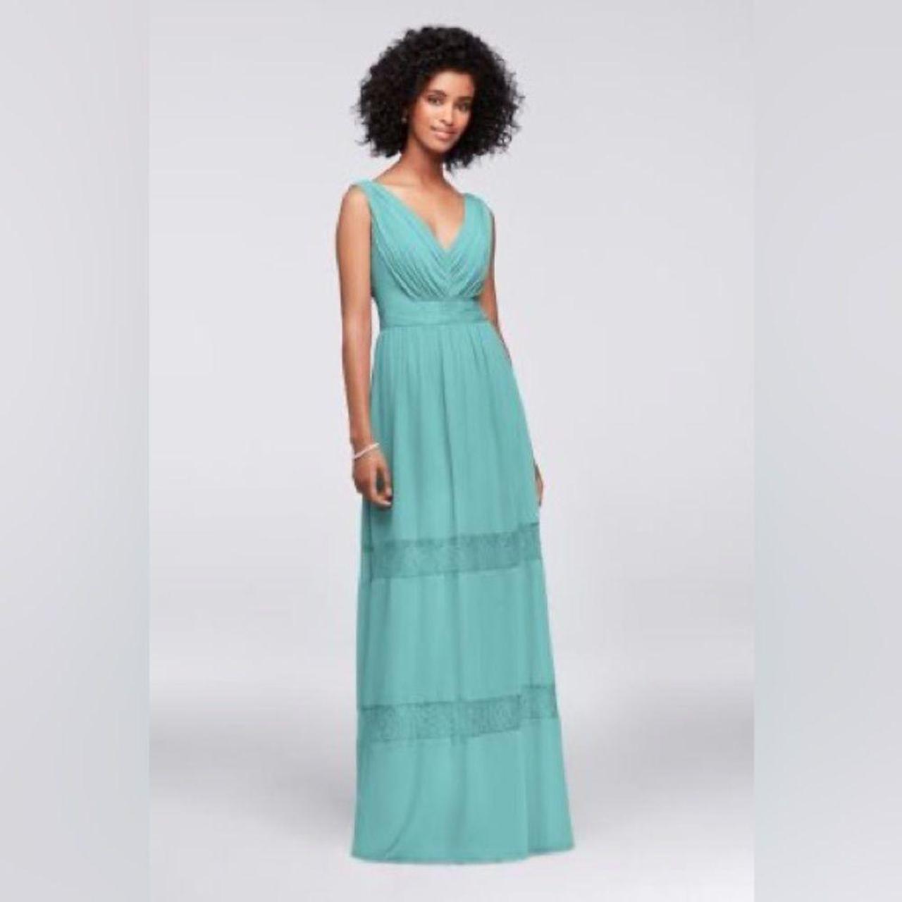 David's bridal mint on sale dress