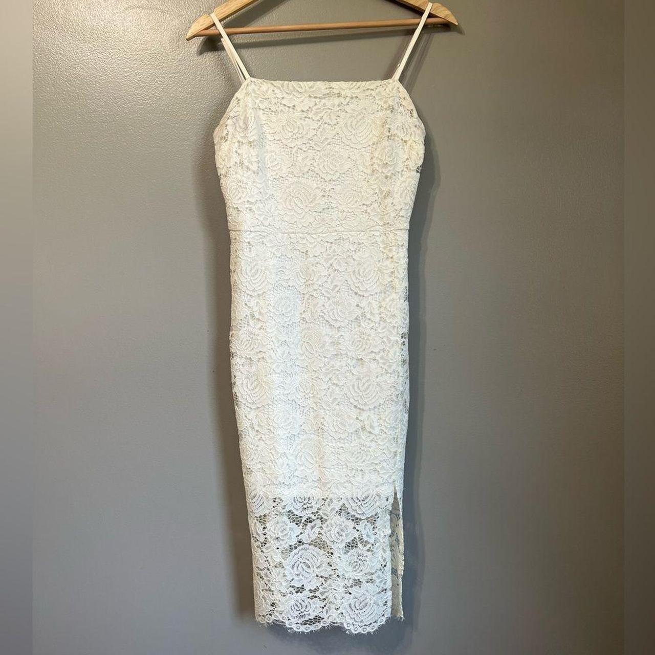 Express white lace sales dress