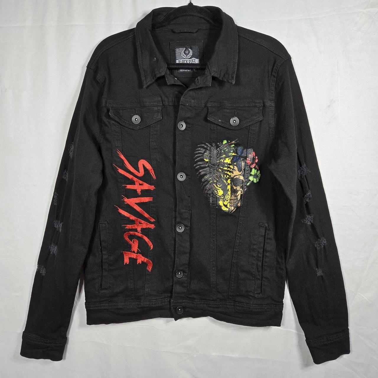 Source Unknown Men's Lightweight Jacket - Black/R… - image 1