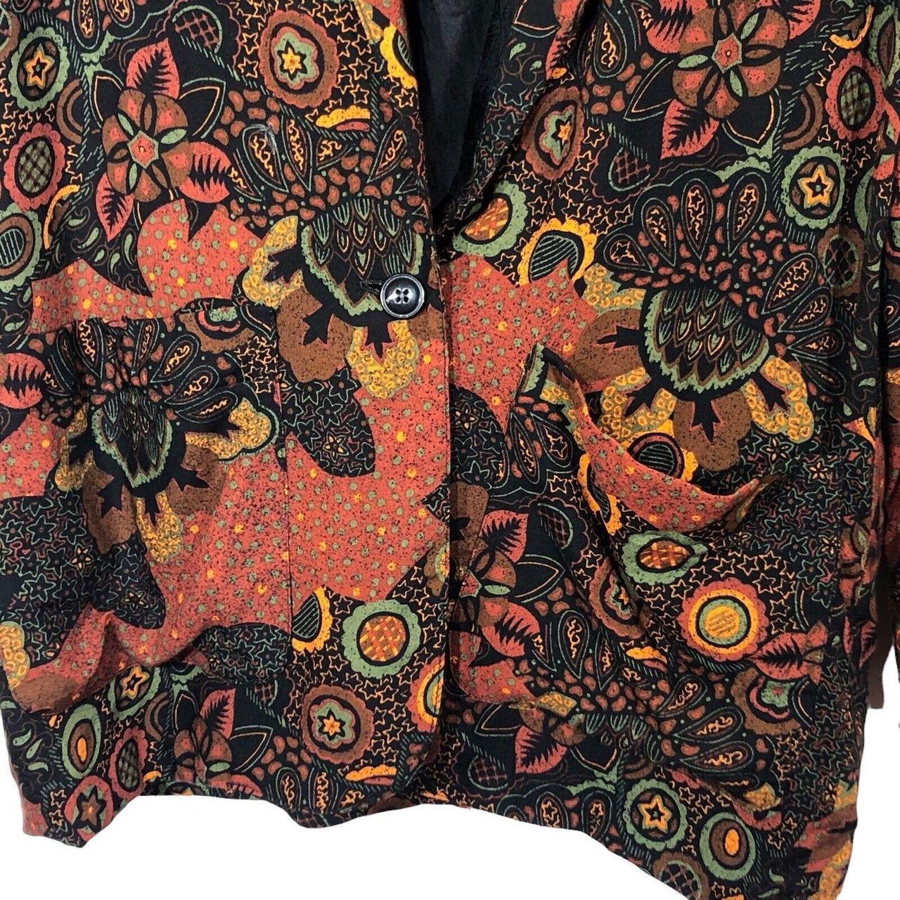 Source Unknown Women's Tailored jacket - Orange/B… - image 3