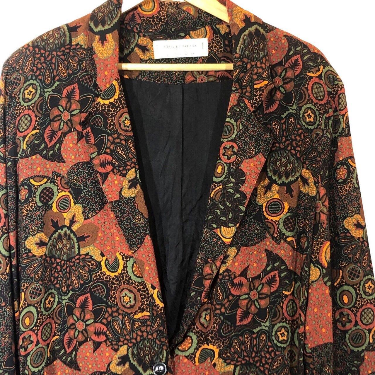 Source Unknown Women's Tailored jacket - Orange/B… - image 2