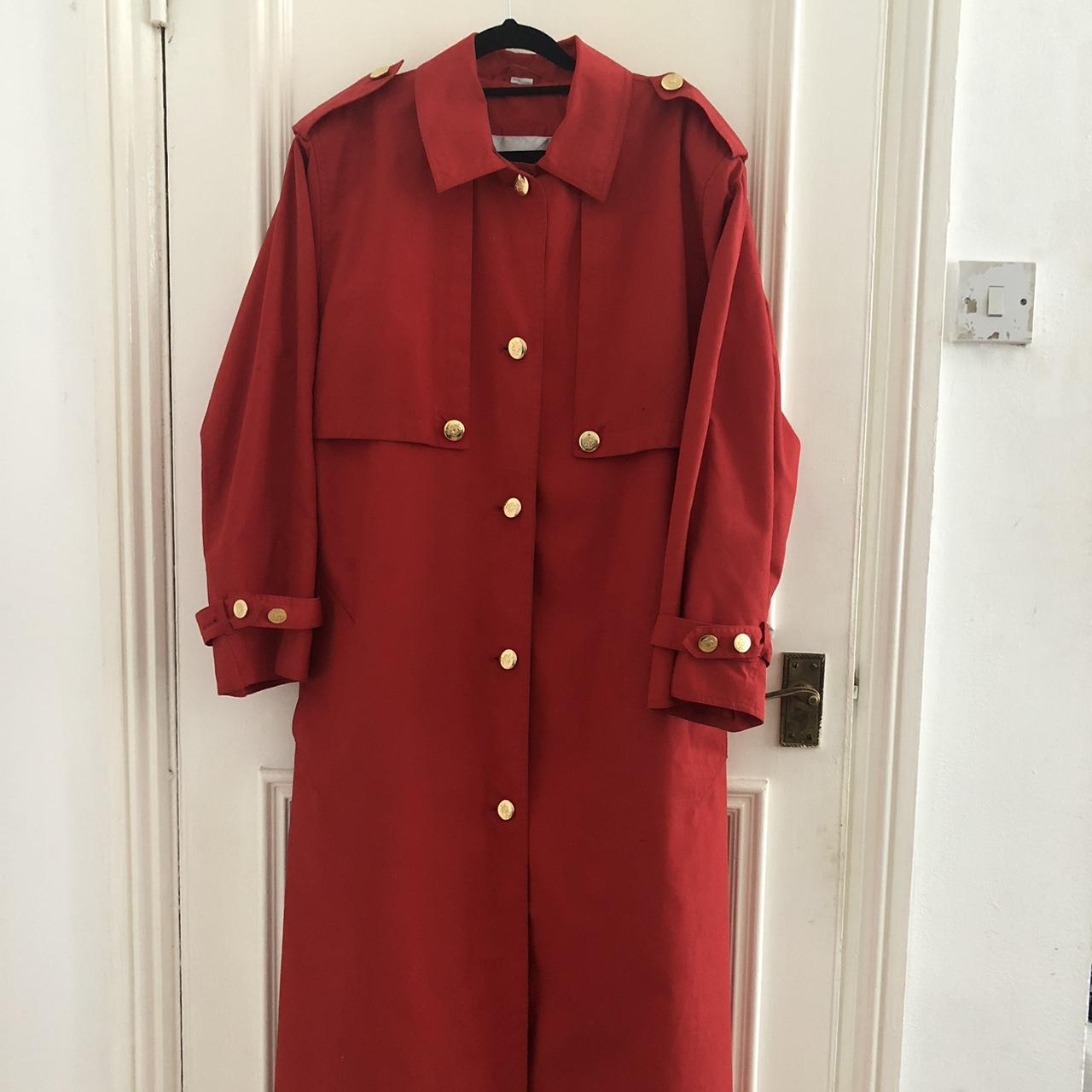 Vintage 90s Four Seasons of London red trench Depop