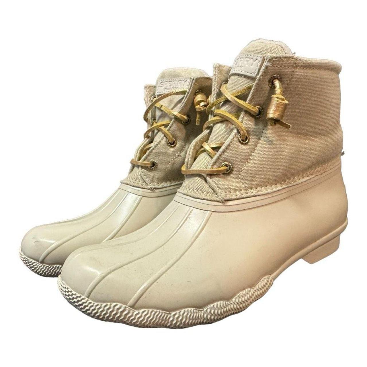 Gold 2025 sperry boots