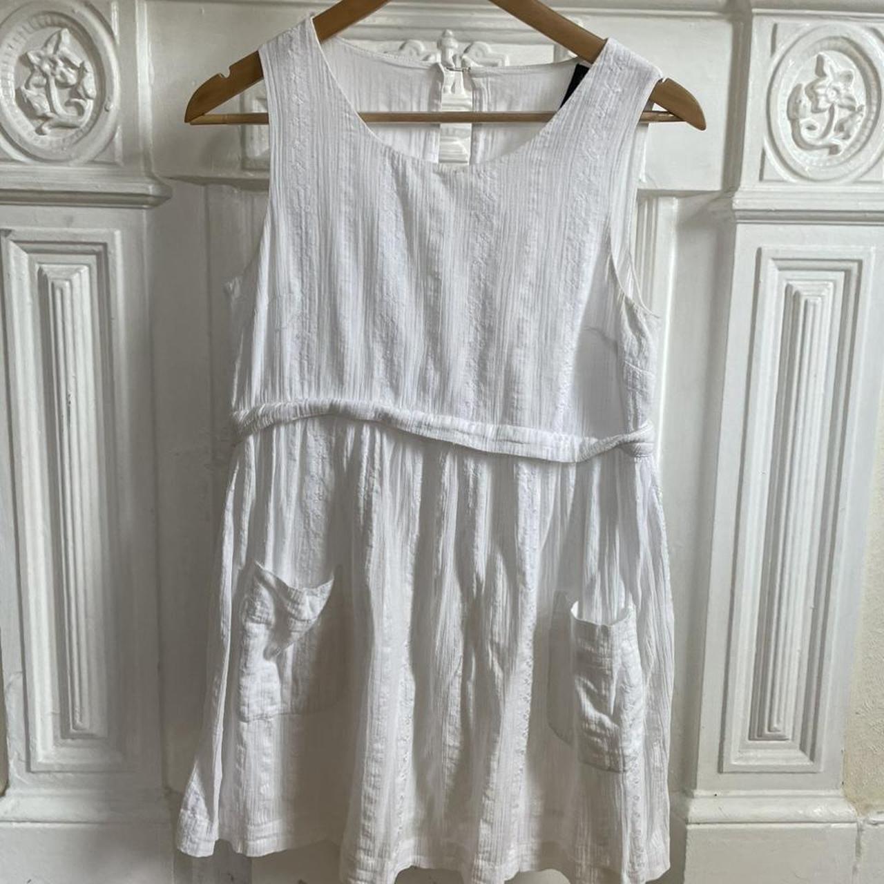 Topshop white summer dress 8 petite. In good... - Depop