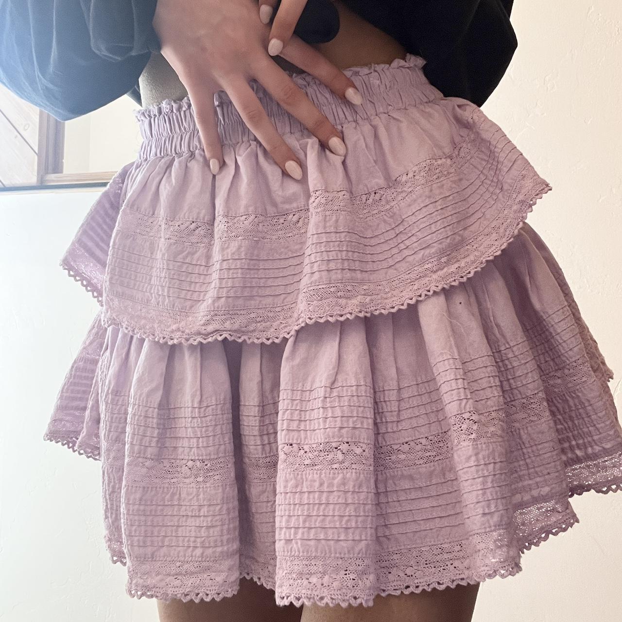 LoveShackFancy Women's Skirt Depop