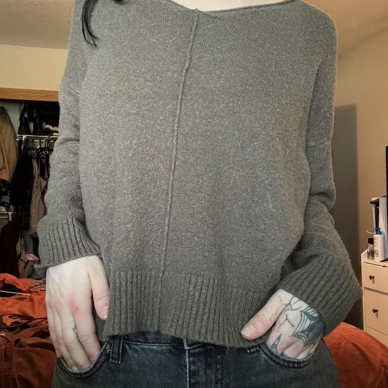 ARMY GREEN SWEATER please see 4th picture for most... - Depop