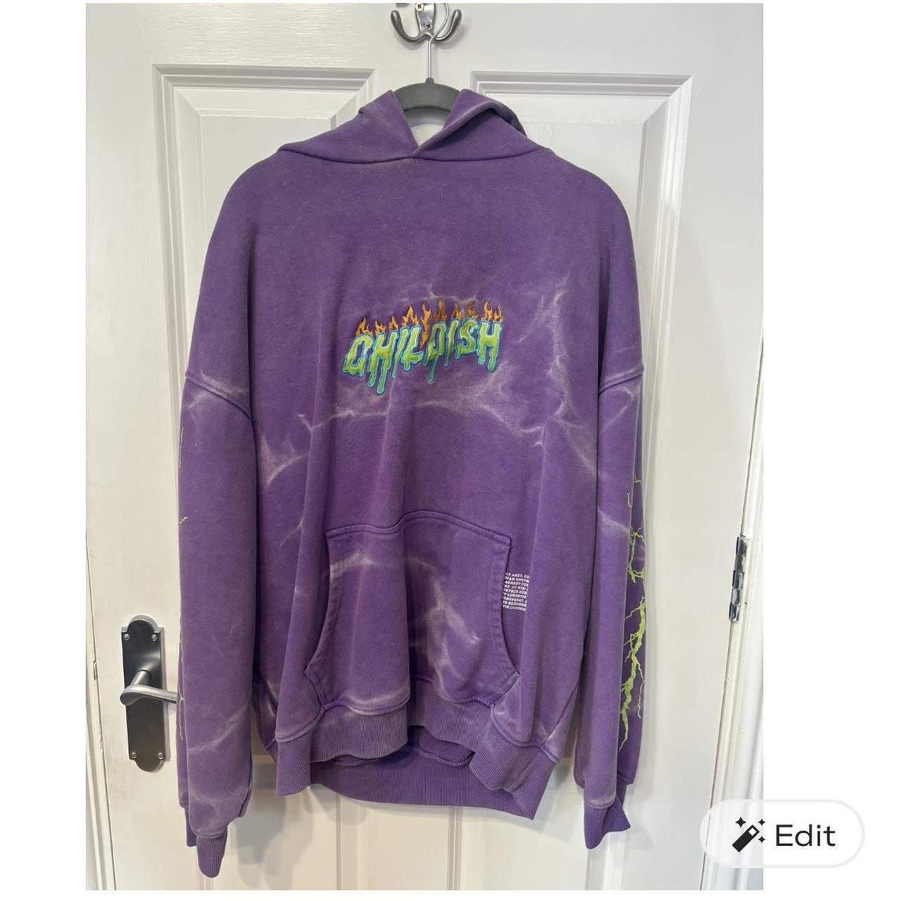 Vintage Menswear Childish Hoodie Purple Childish Purple Hoodie