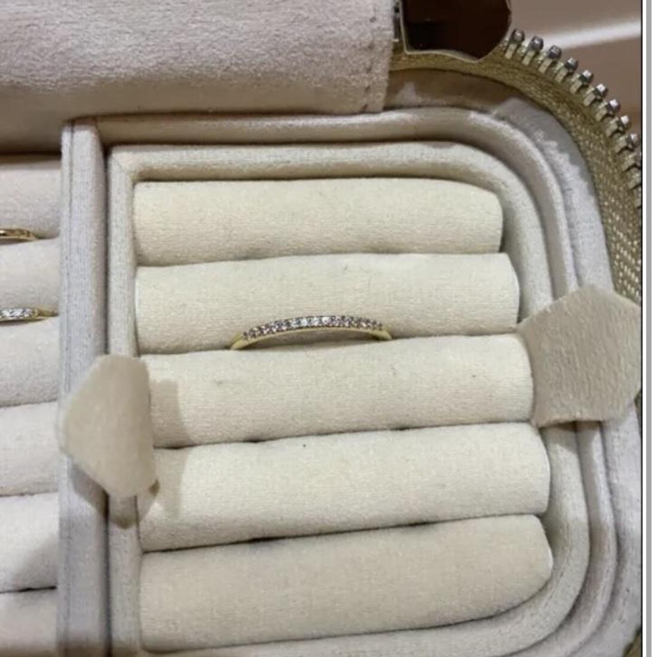 Mejuri 14k Solid Gold Diamonds Team Ring Size 10... Depop