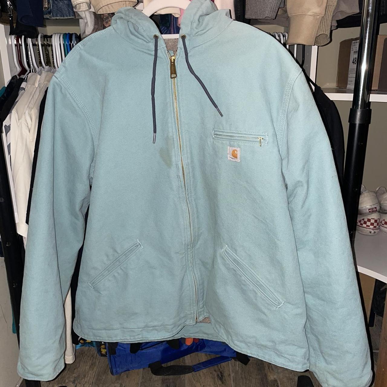 Light blue carhartt outlet jacket