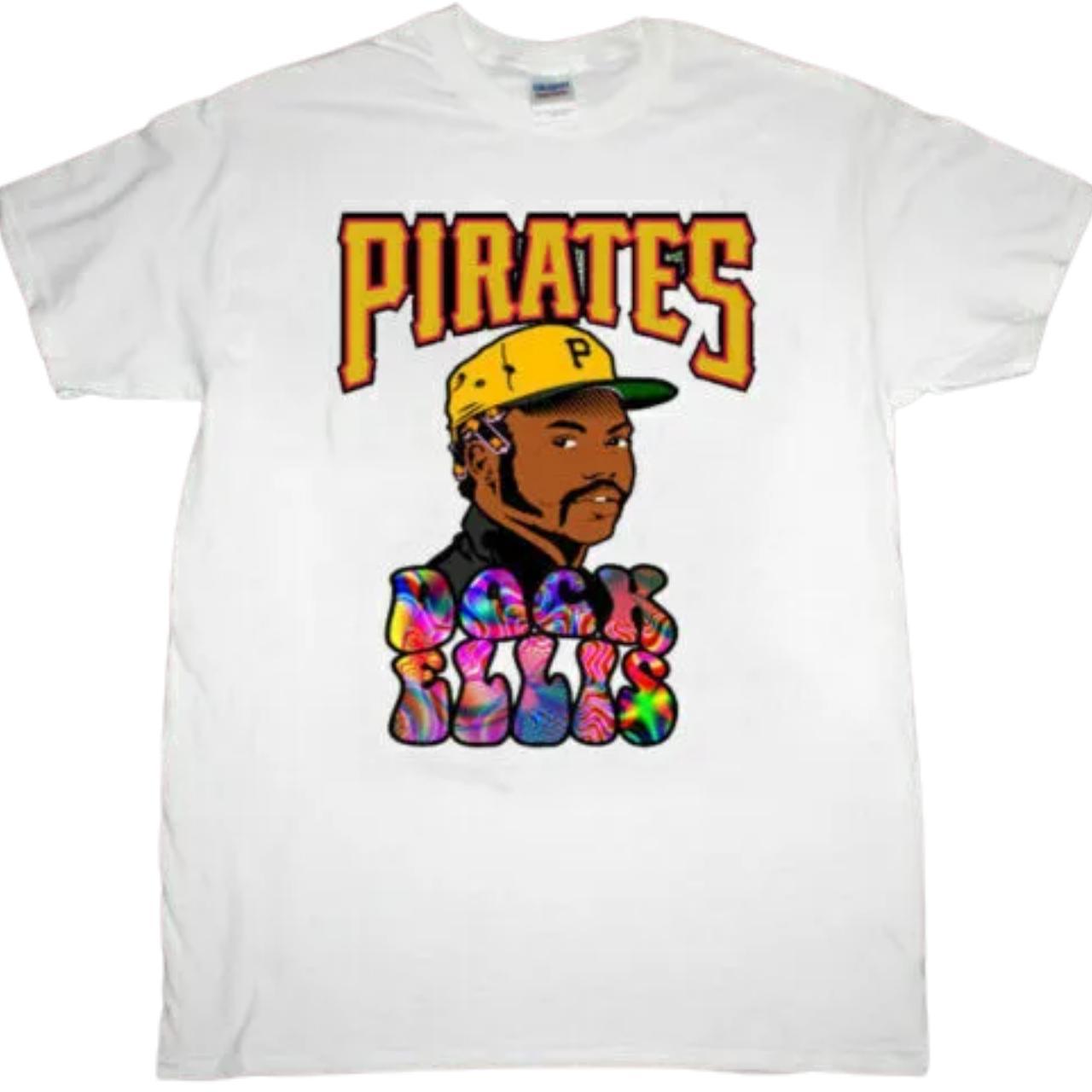 Dock Ellis Pittsburgh Pirates Baseball T-Shirt - Depop