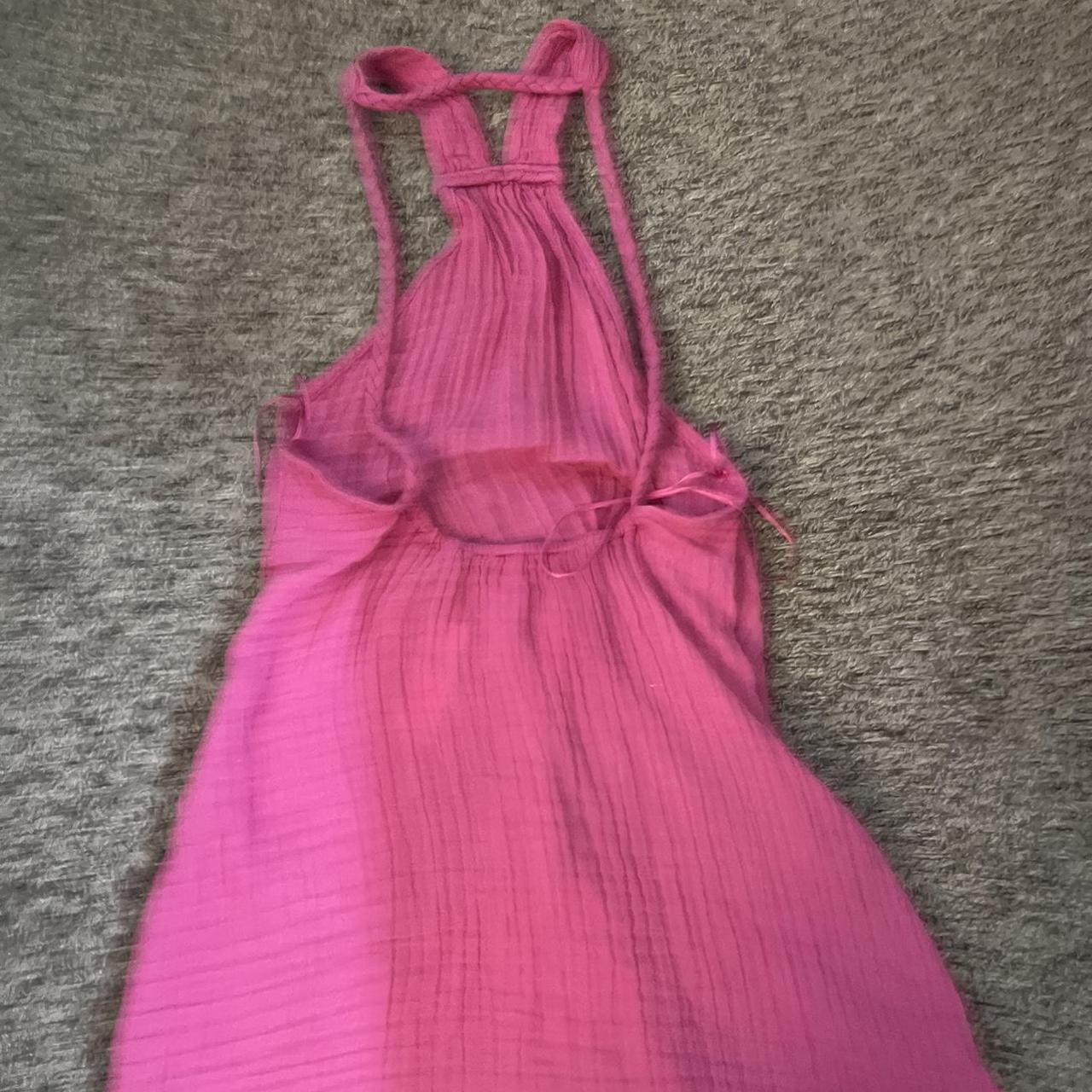 Anthropologie Women's Pink Dress (2)