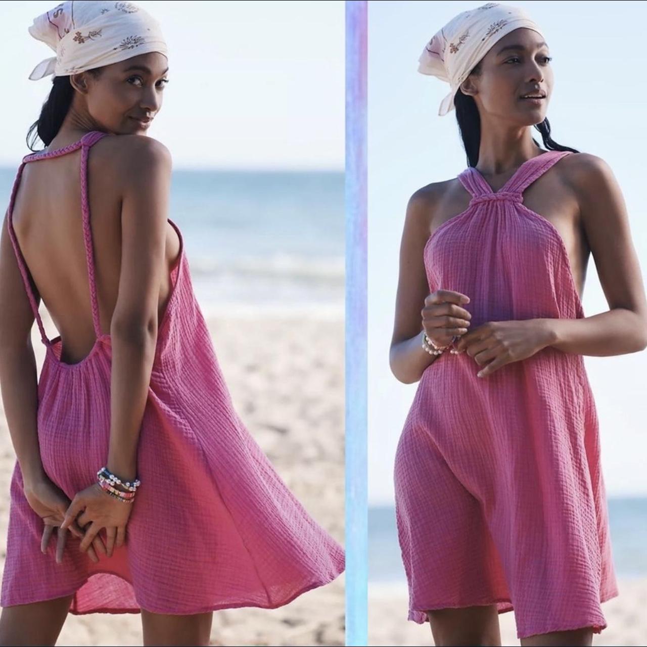Anthropologie Women's Pink Dress (4)