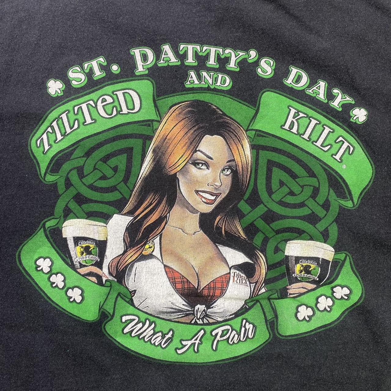 Tilted Kilt bar shirt Saint Patrick's Day Not...