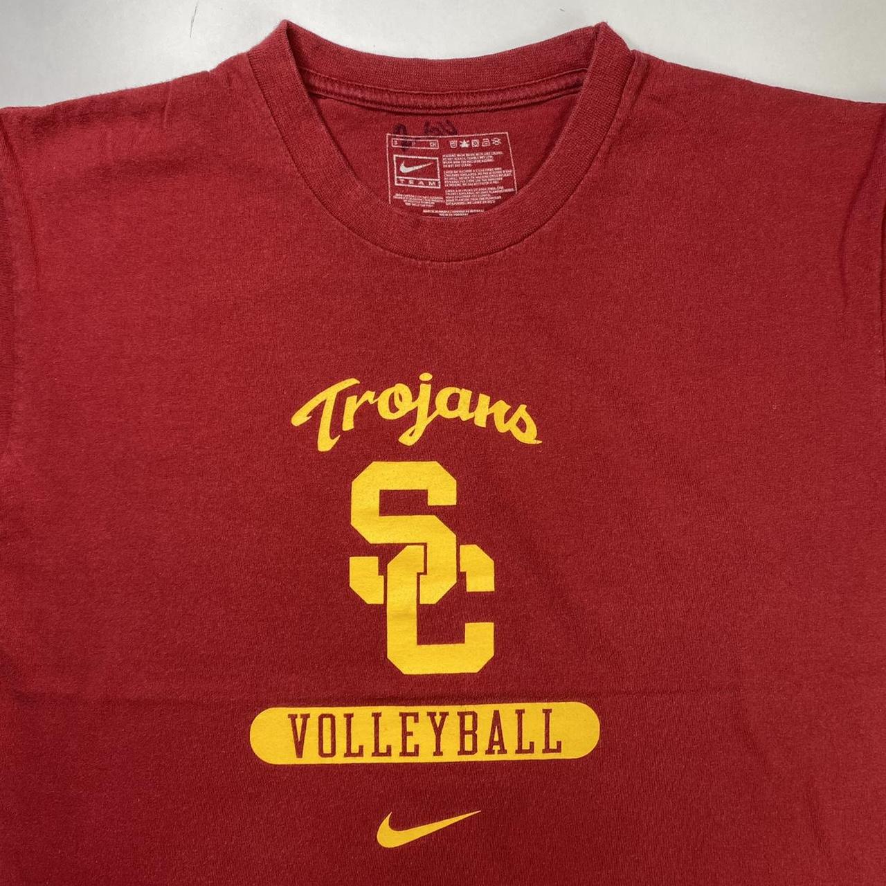 USC Trojans women s volleyball shirt Player issued Depop