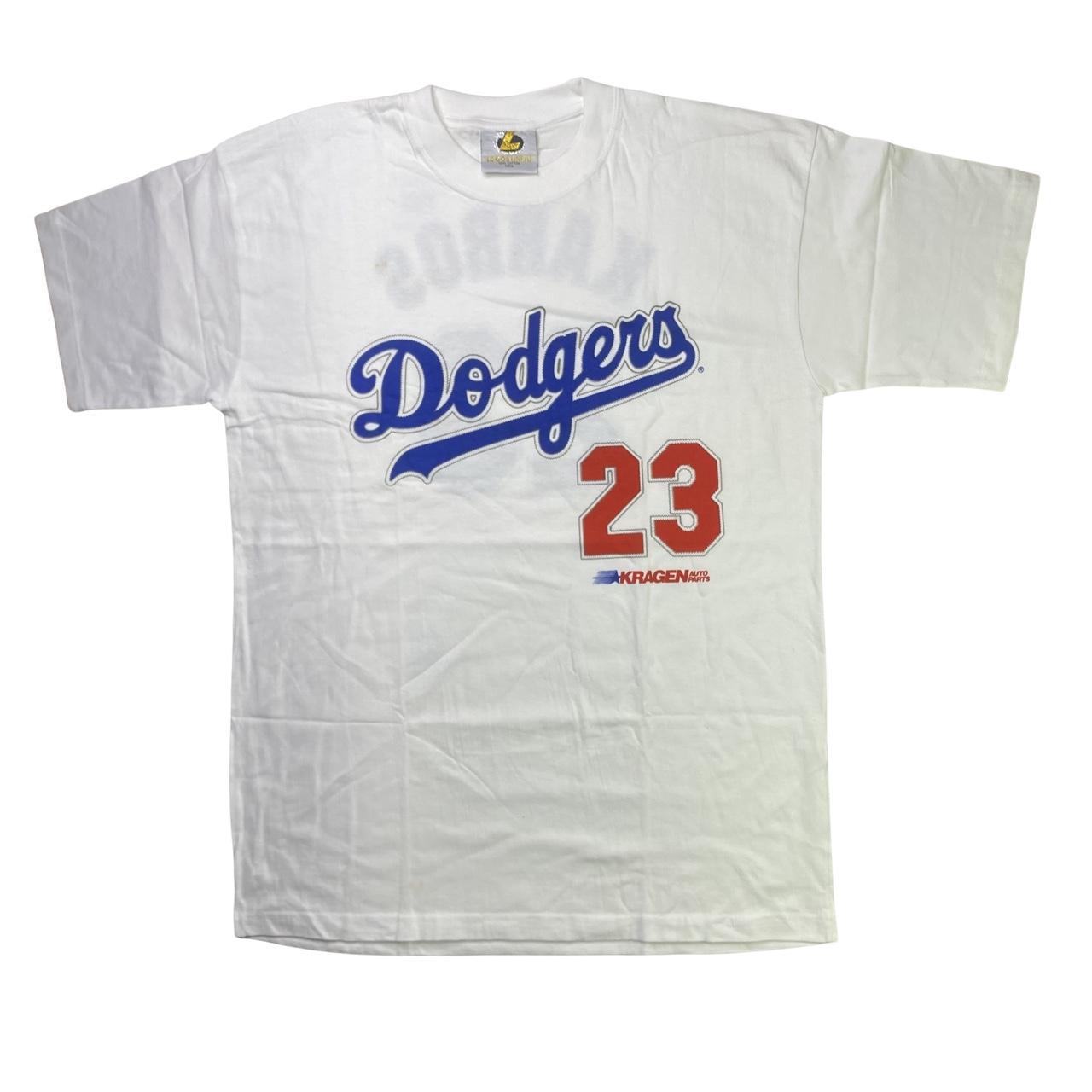 90s LA Dodgers Eric Karros T Shirt Men's XL Vintage 