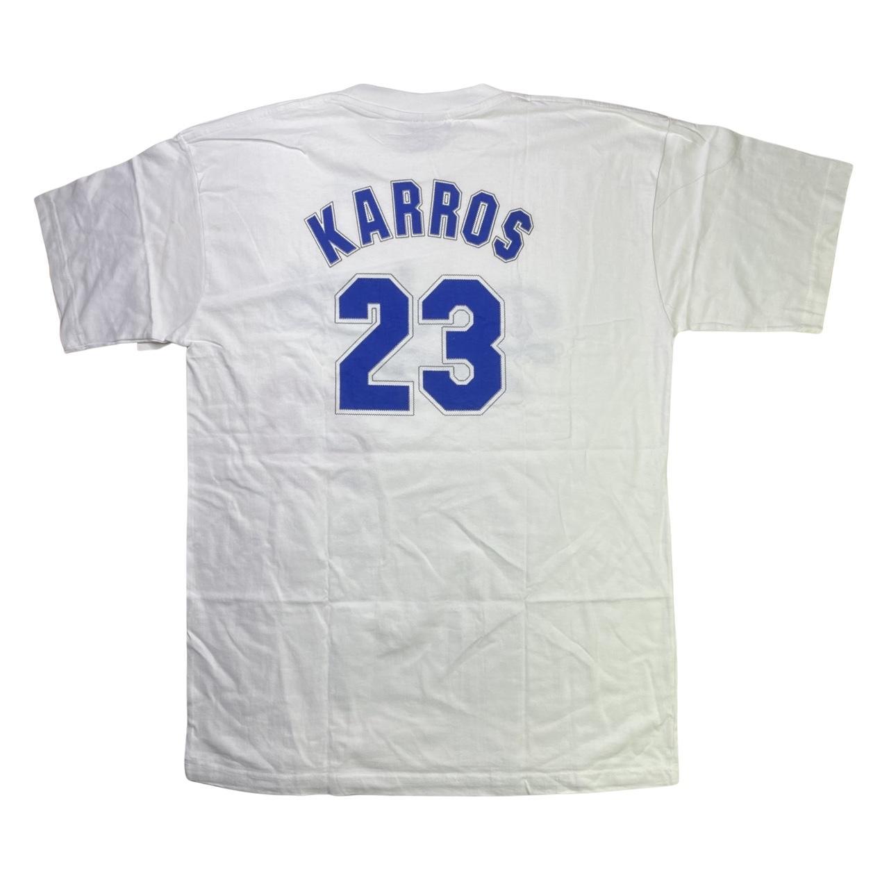 LOGOS UNLTD, Shirts, Vintage La Dodgers Eric Karros Tshirt Size Osfa Xl  Kragen Auto Parts Promo